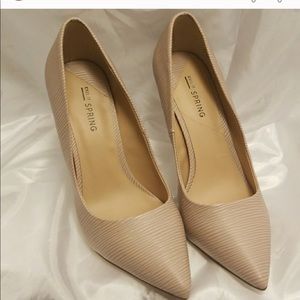 Call It Spring nude pumps